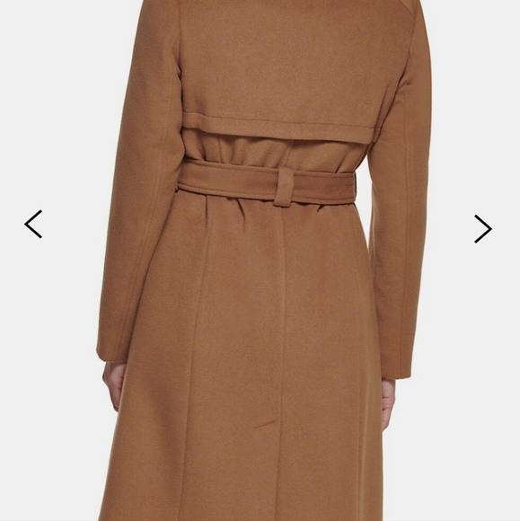 Women's Karl Lagerfeld wool blend coat - Picture 2 of 12